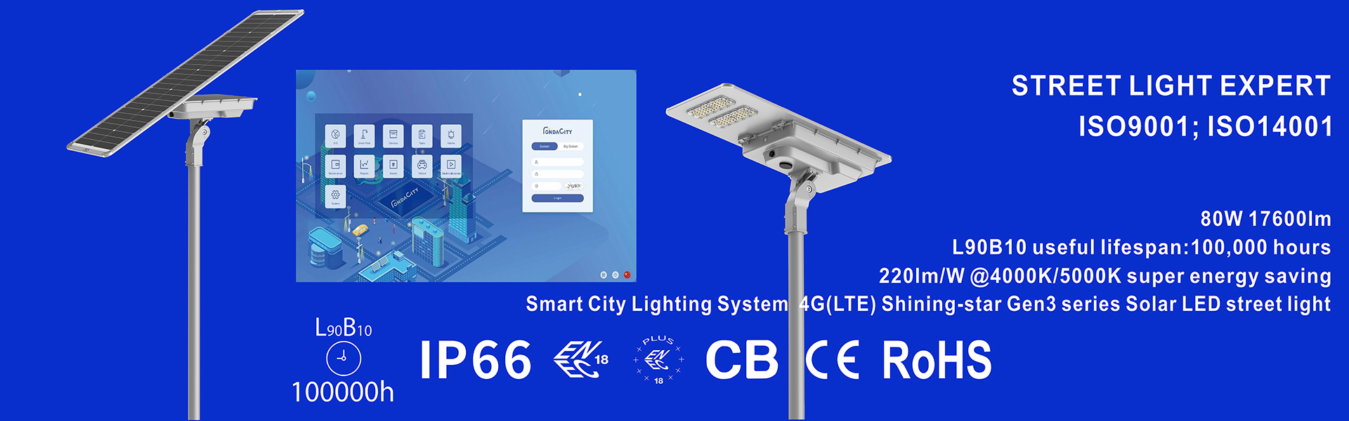 গুণ ইগল জেনার 4 195lm/W ENEC ENEC+ CB SAA Zhaga-D4i স্ট্রিট লাইট কারখানা